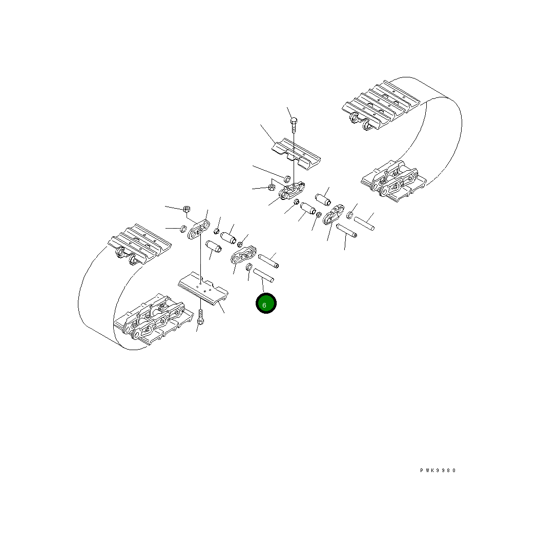 Палец 207-32-11152 Komatsu