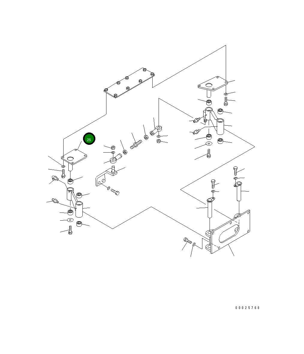 Опора 19M-43-31141 Komatsu