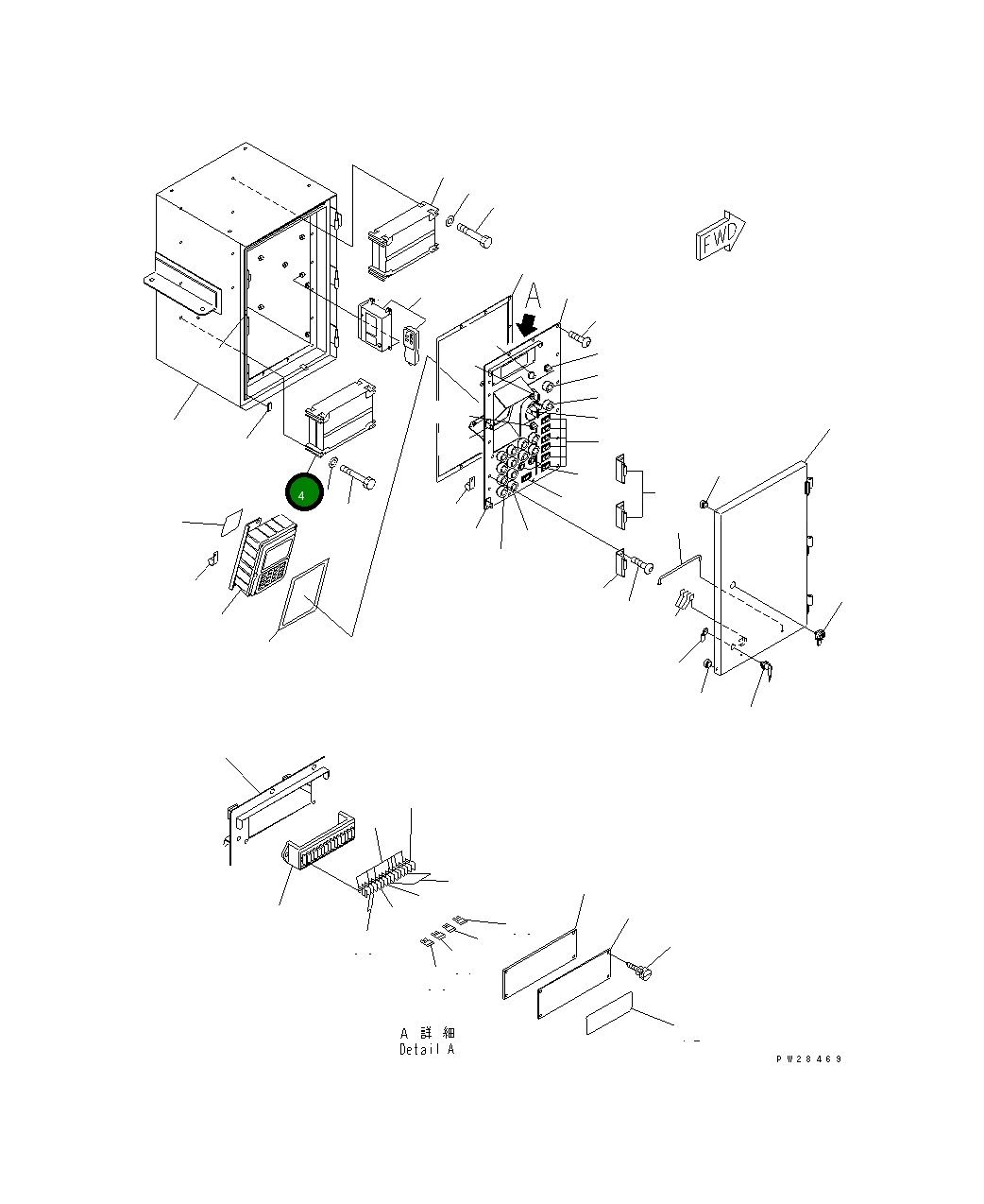 Контроллер 7838-14-4000 Komatsu