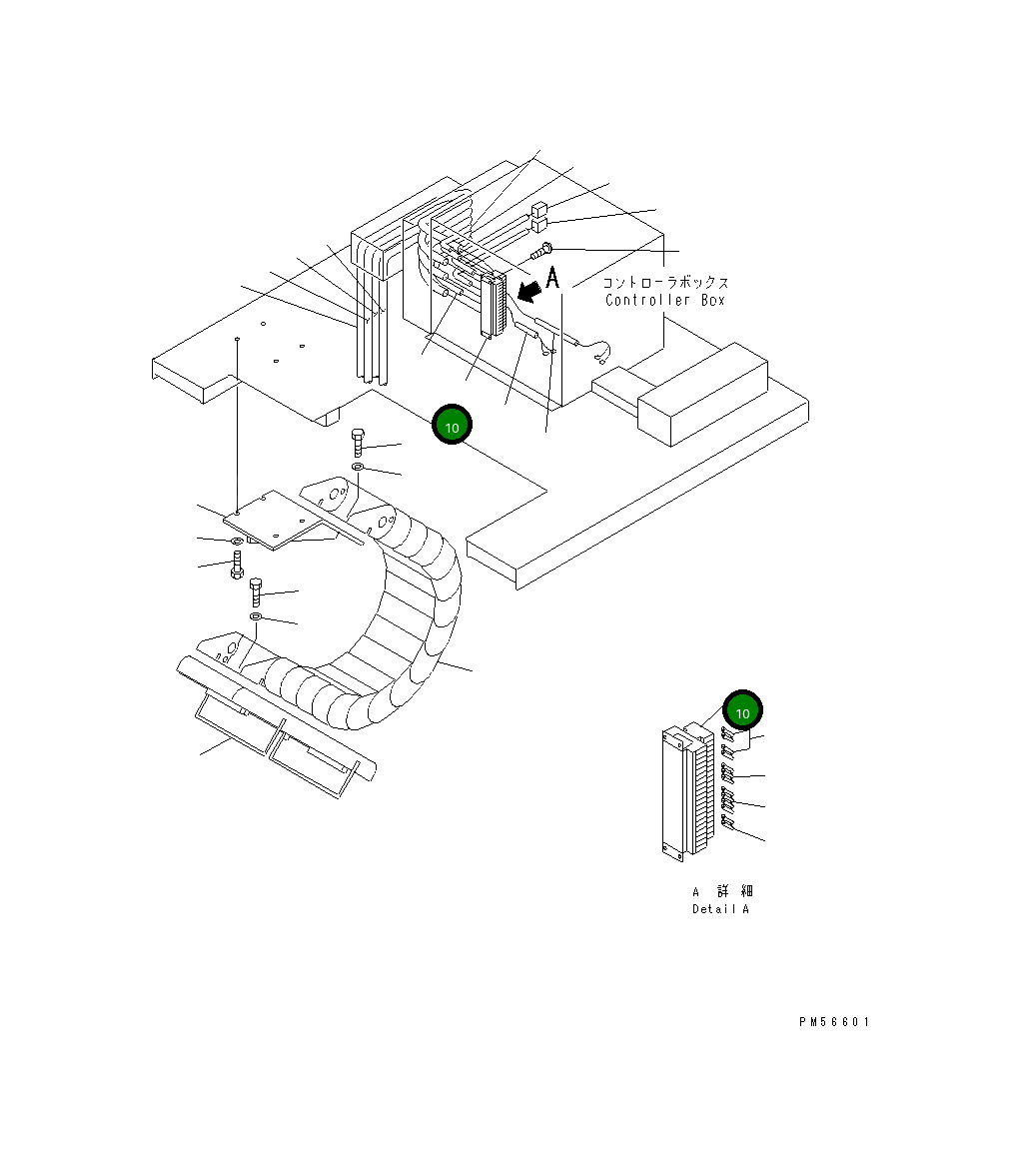 Клеммный блок 262-96-71150 Komatsu