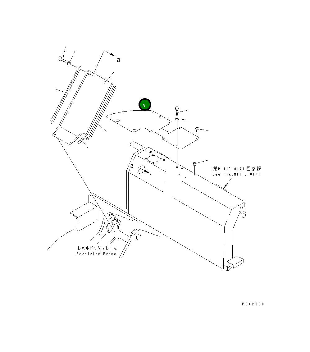 Лист 20U-54-21930 Komatsu