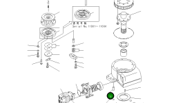 Палец 23271-13150 Komatsu