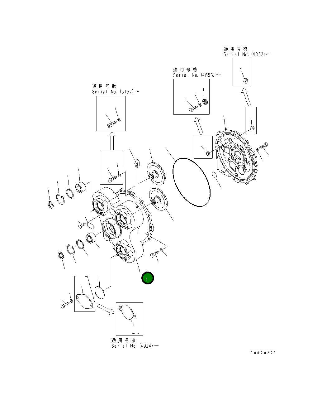 Корпус 567-13-33111 Komatsu