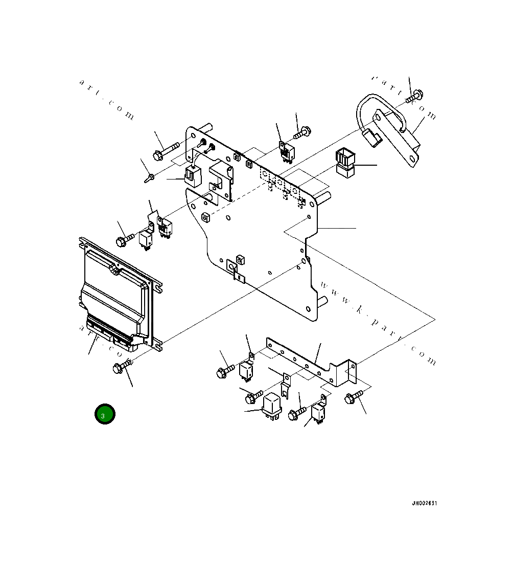 Контроллер 7835-46-9000 Komatsu