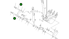 Палец 22J-70-16553 Komatsu