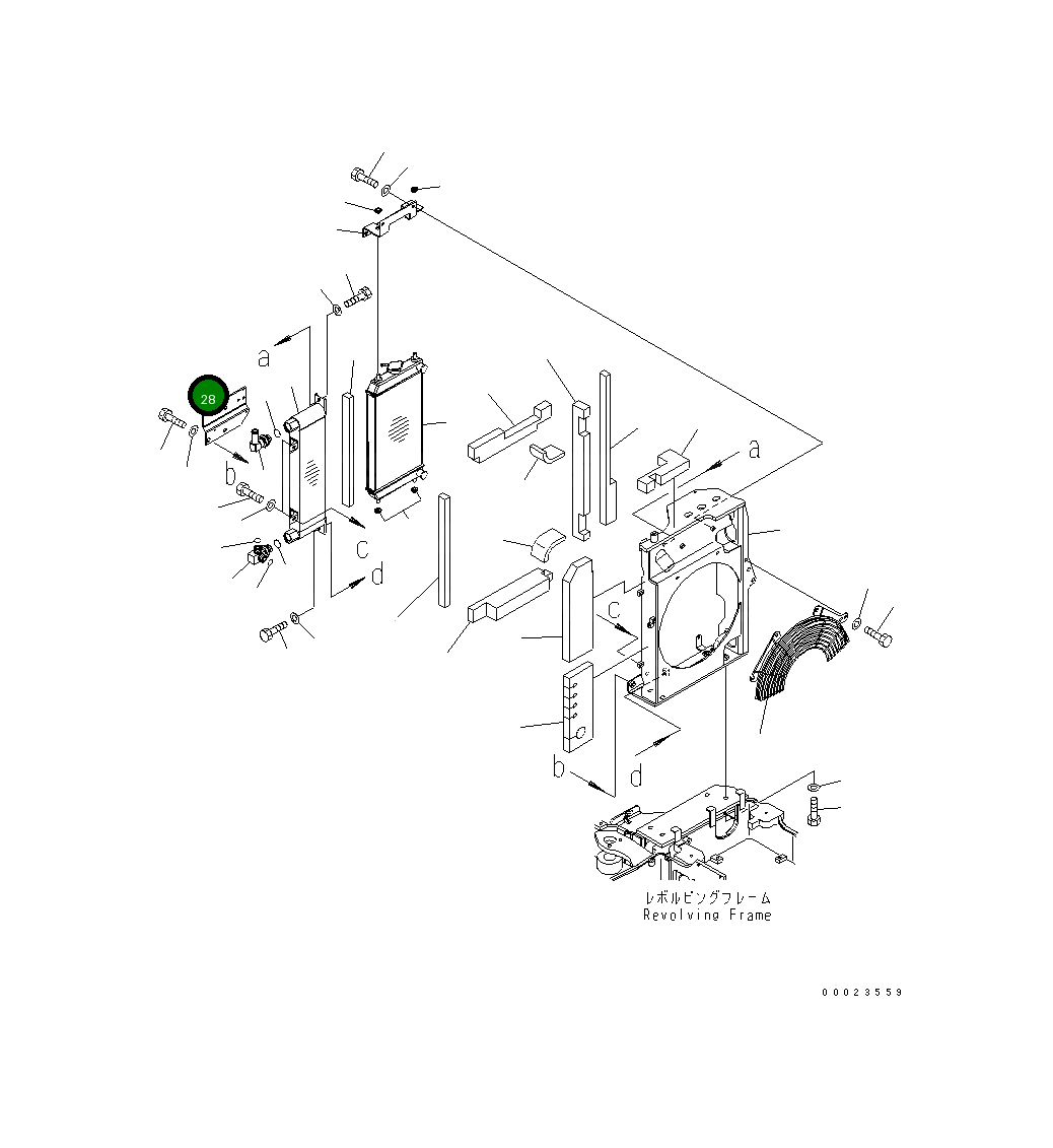 Кронштейн 22K-03-21610 Komatsu