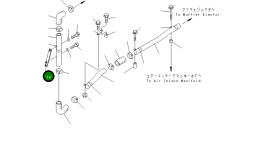 Кронштейн 195-01-11260 Komatsu