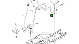 Кронштейн 10S-54-21831 Komatsu