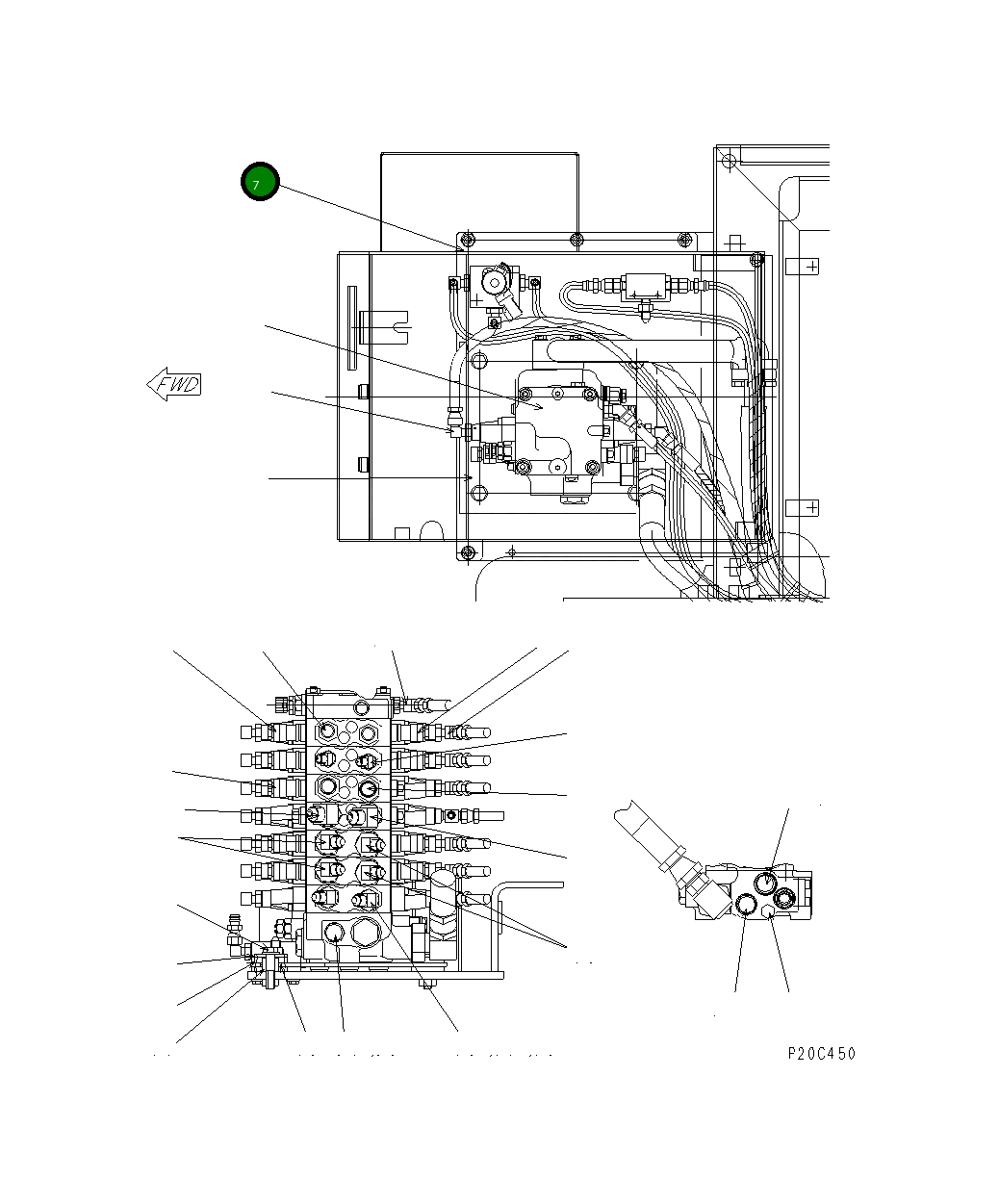Кронштейн 8210-62-1140 Komatsu