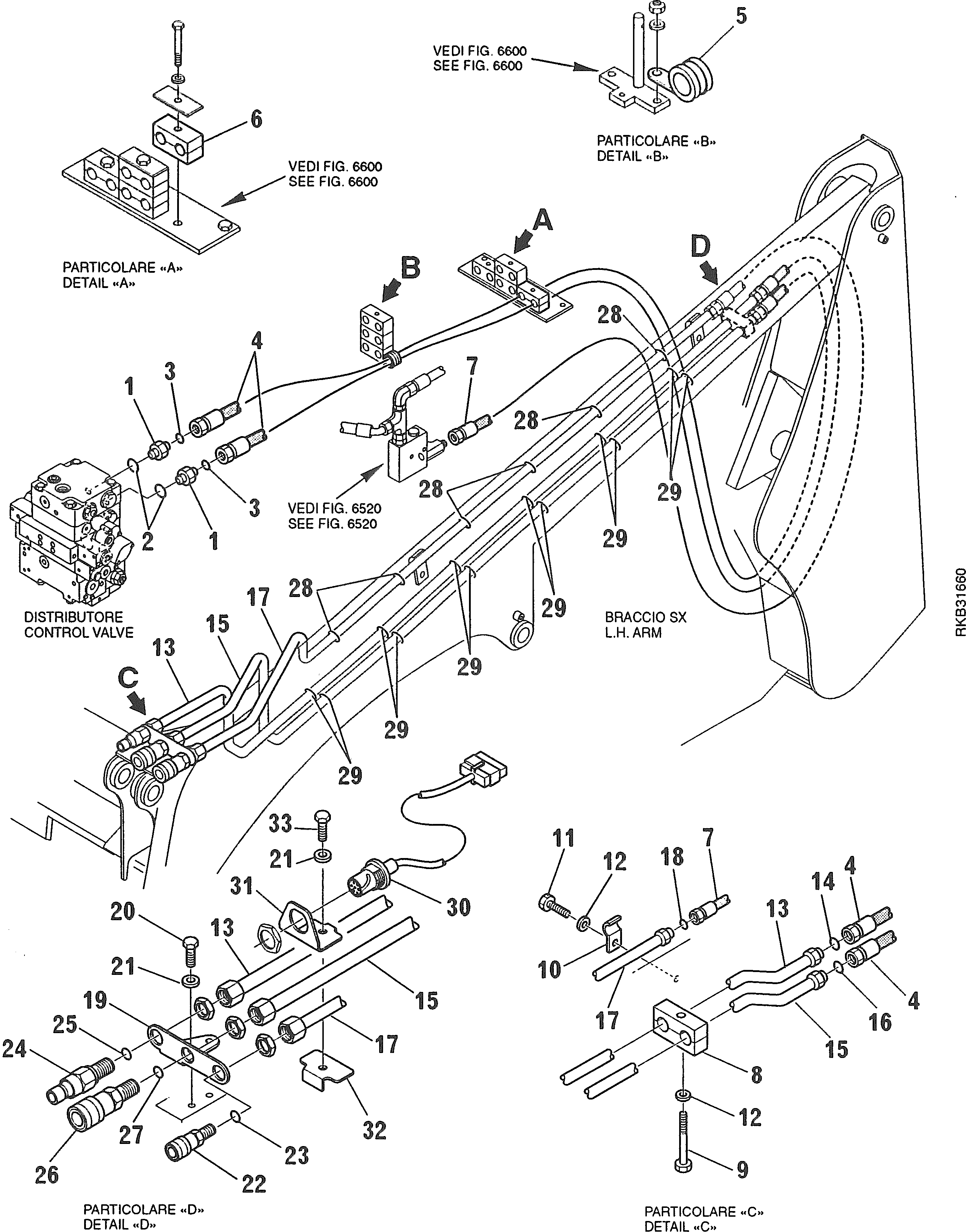 Труба 37B-970-1220 Komatsu