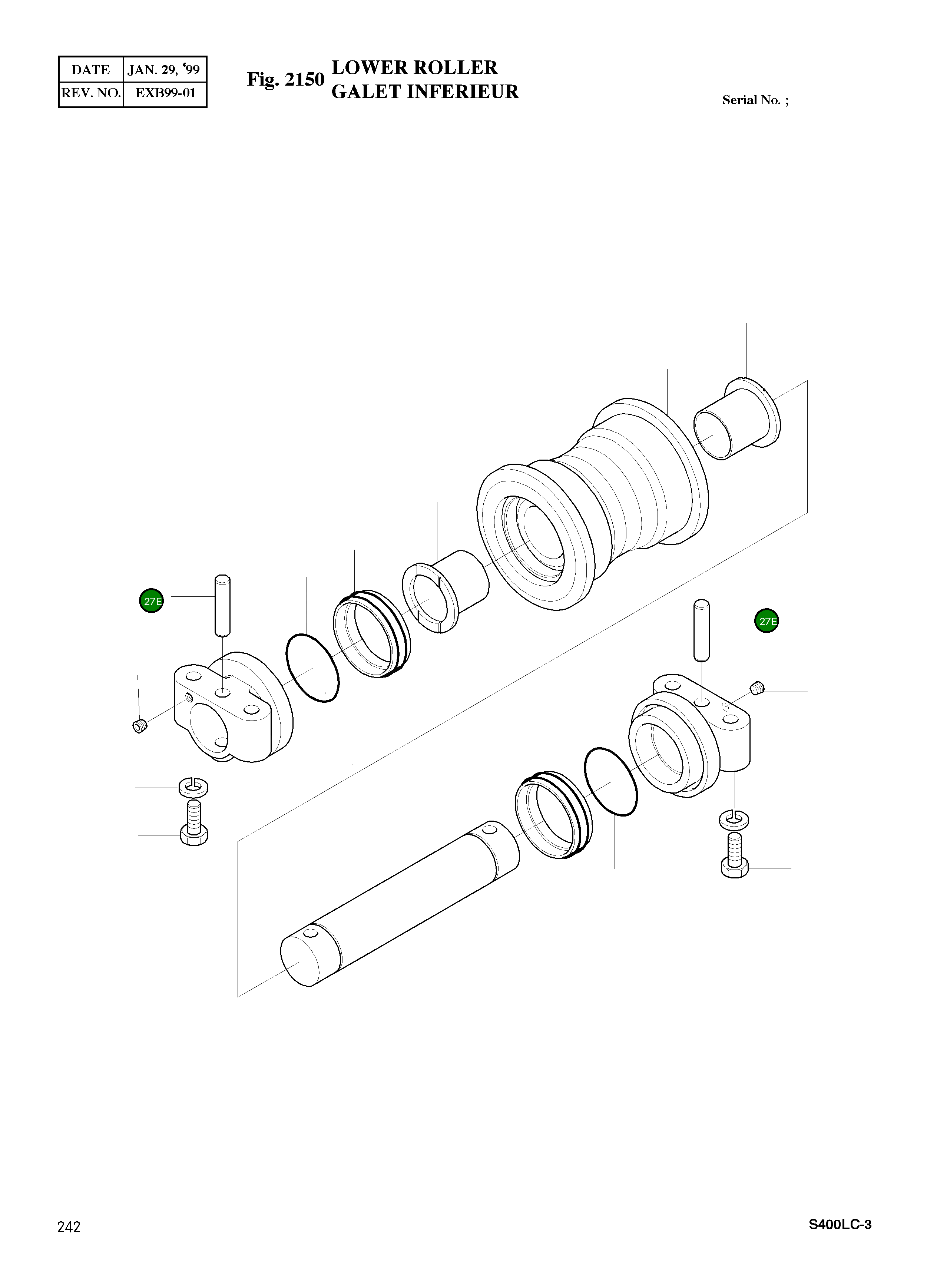 Палец 2123-6085 Komatsu