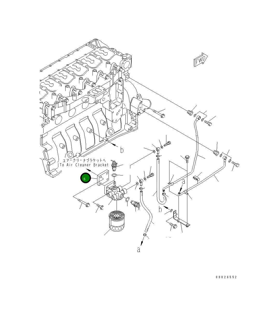 Кронштейн 419-01-31140 Komatsu