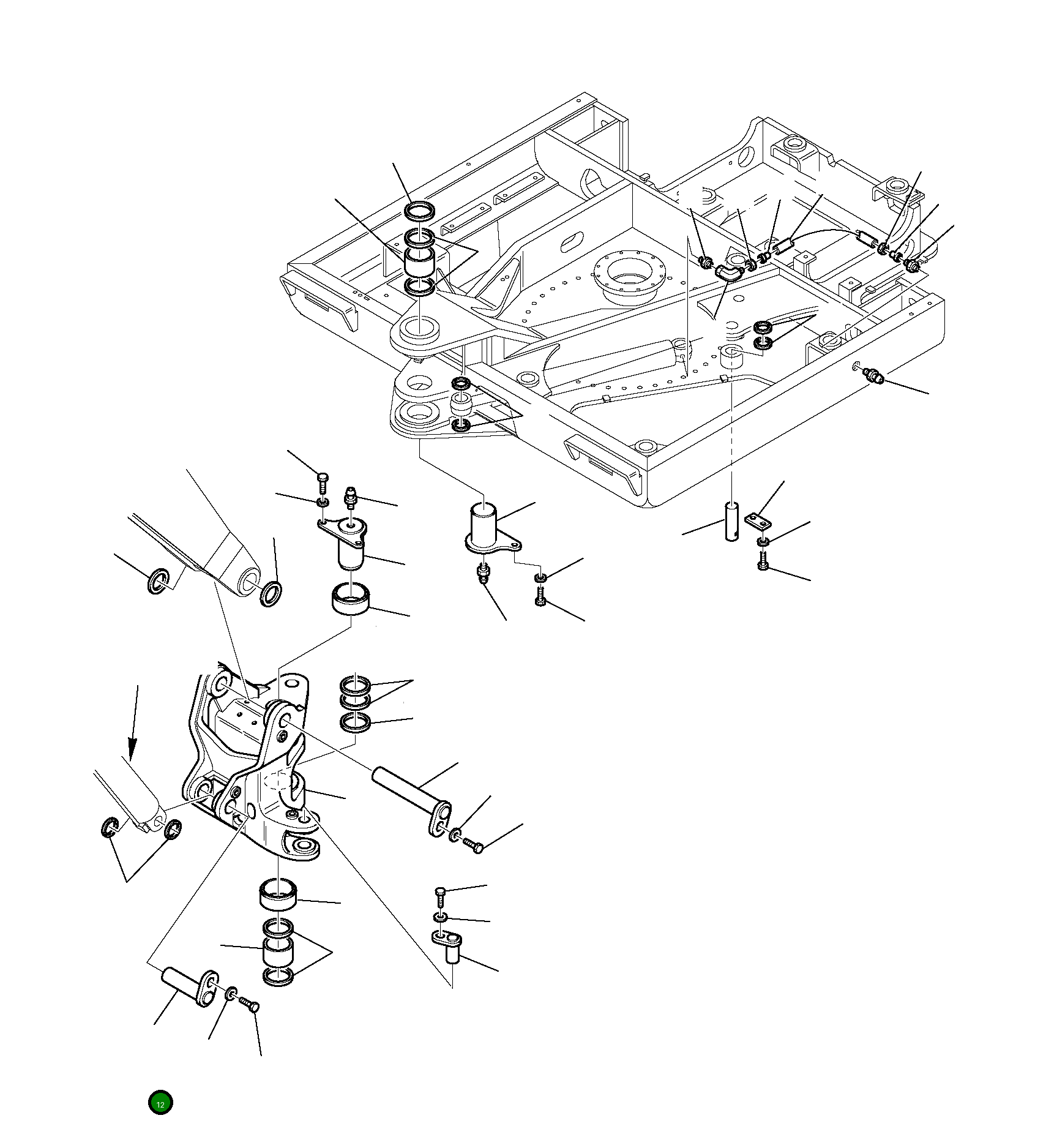 Палец 21D-70-14210 Komatsu