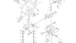 Кронштейн 104-43-36440 Komatsu
