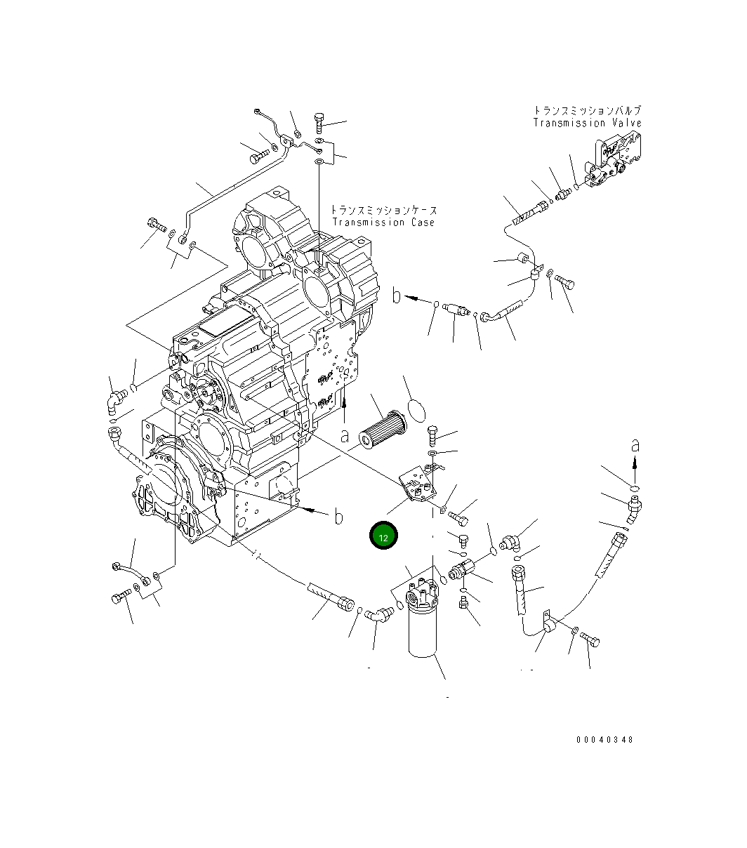 Опора 714-12-38754 Komatsu