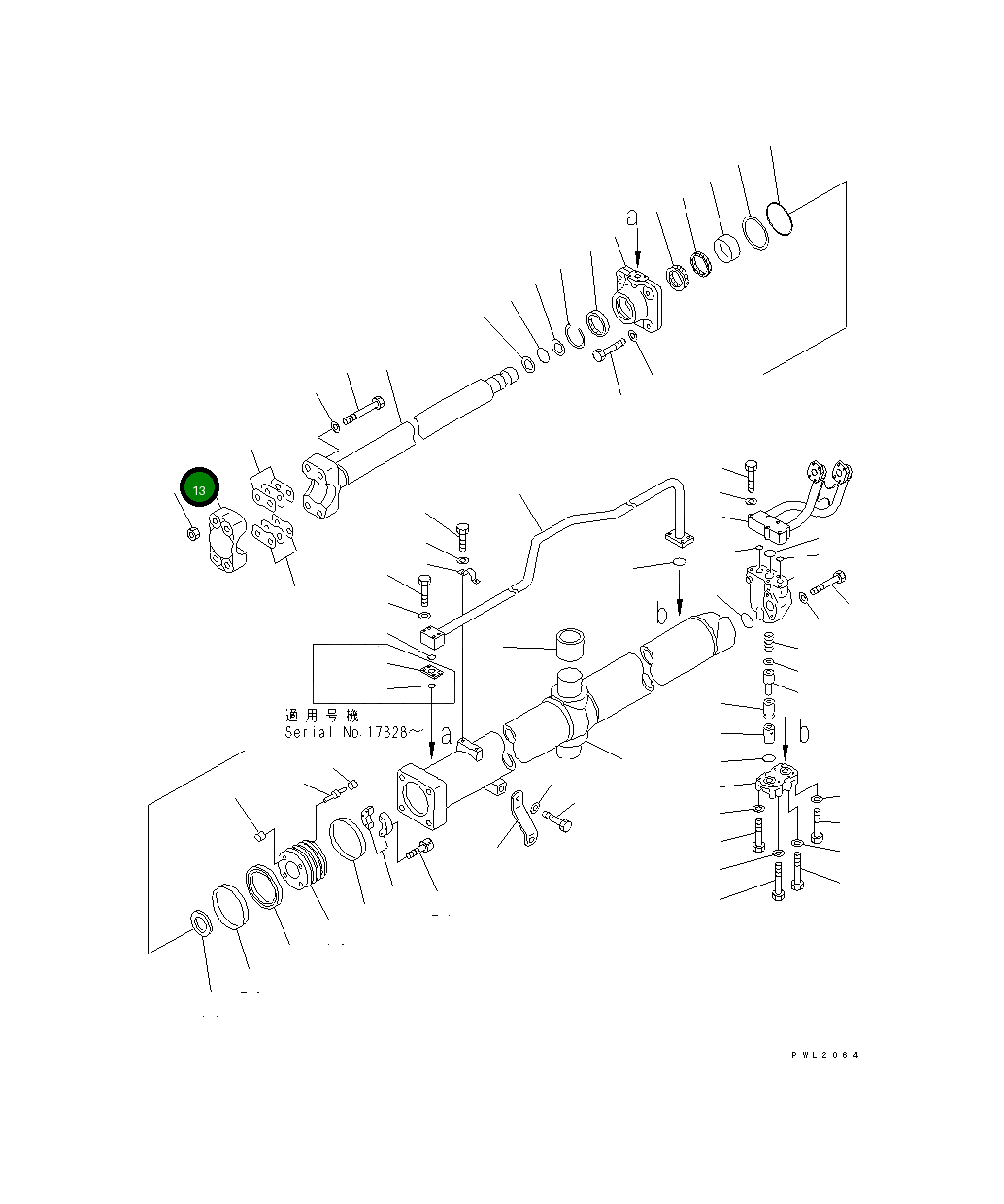 Колпак 195-63-22171 Komatsu