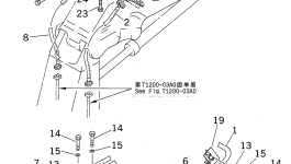 Кронштейн 208-72-68760 Komatsu