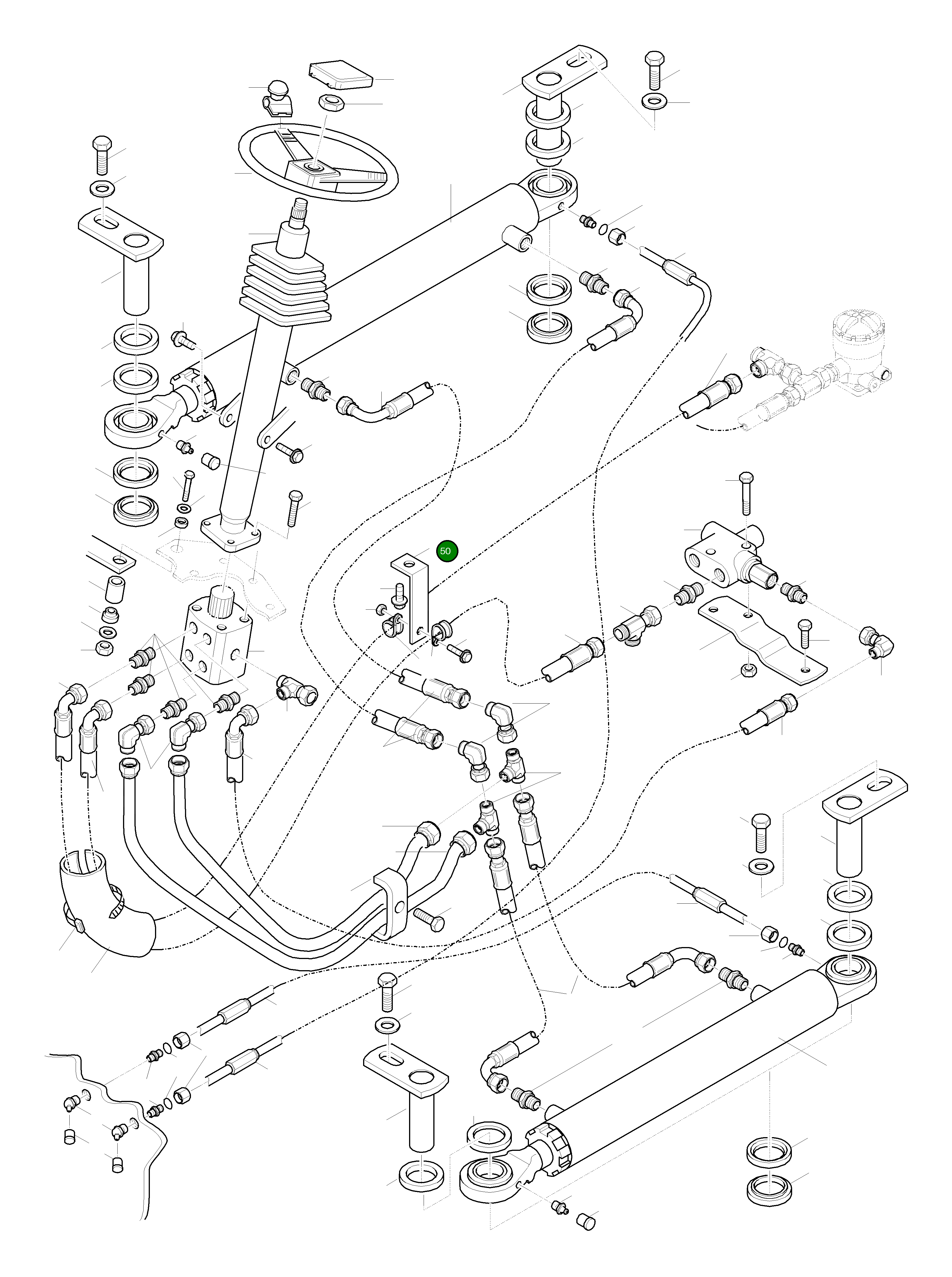 Кронштейн 42U-64-17A20 Komatsu