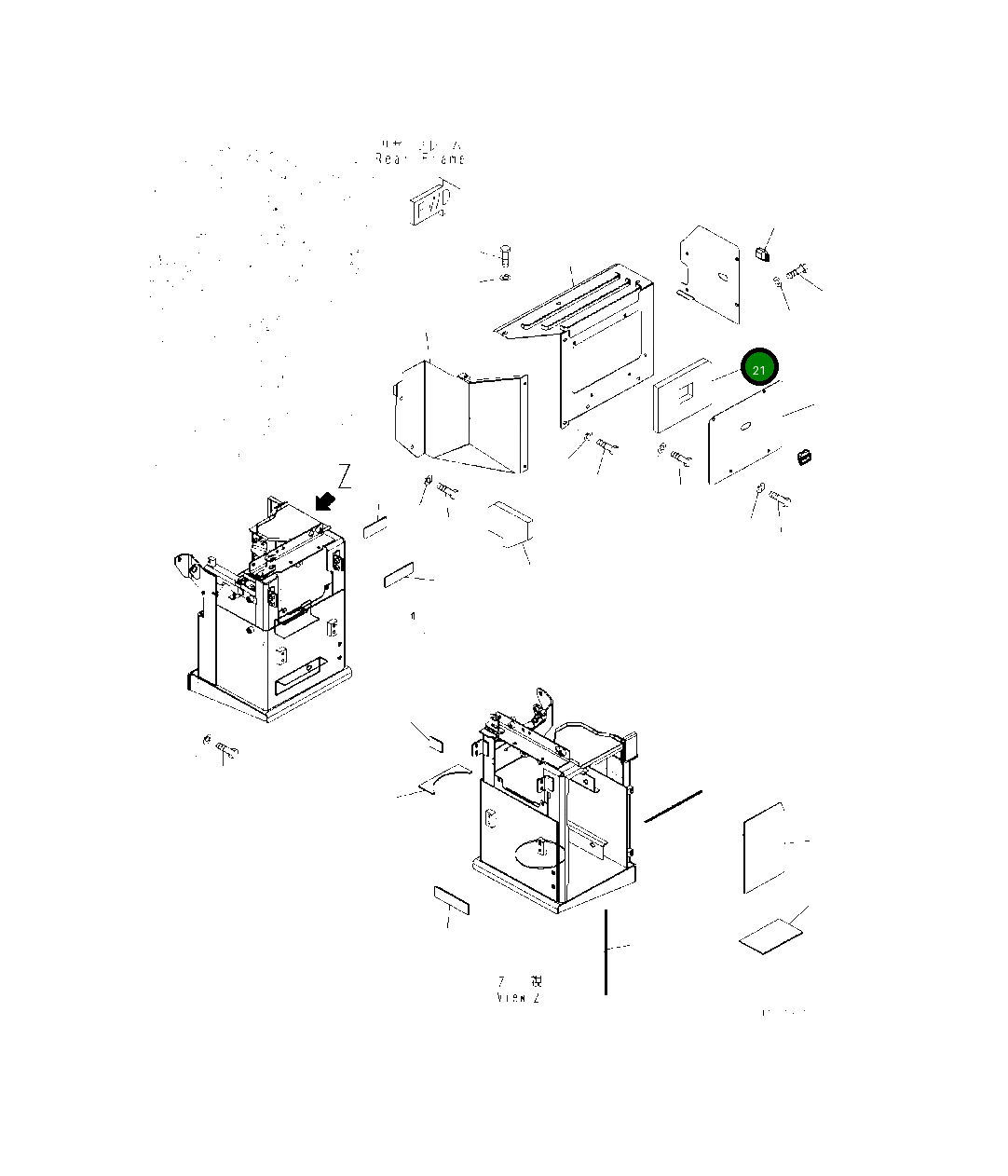 Лист 418-02-62830 Komatsu