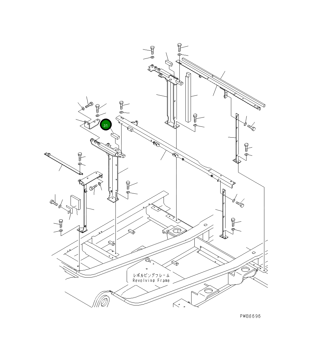 Лист 208-54-K3610 Komatsu