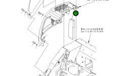 Лист 21W-54-31732 Komatsu