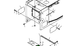 Кронштейн 419-54-B5660 Komatsu