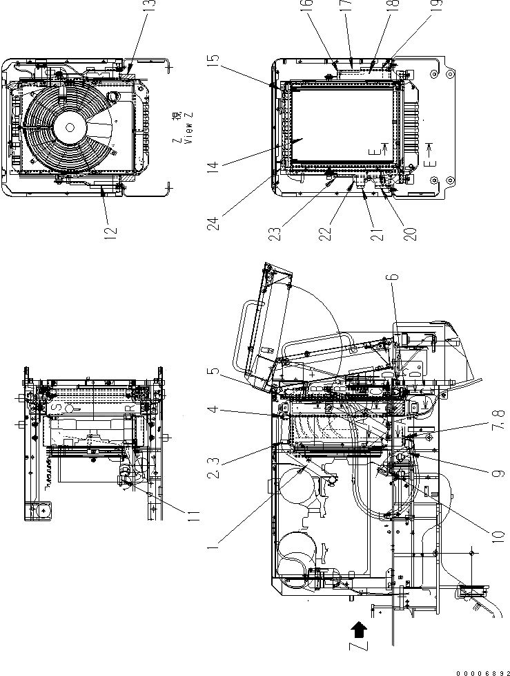 Шланг 417-03-22131 Komatsu