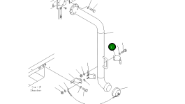 Клипса 277-70-54220 Komatsu