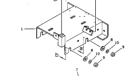 Основание двигателя 26990-21-400 Komatsu