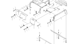 Кронштейн 209-53-12510 Komatsu
