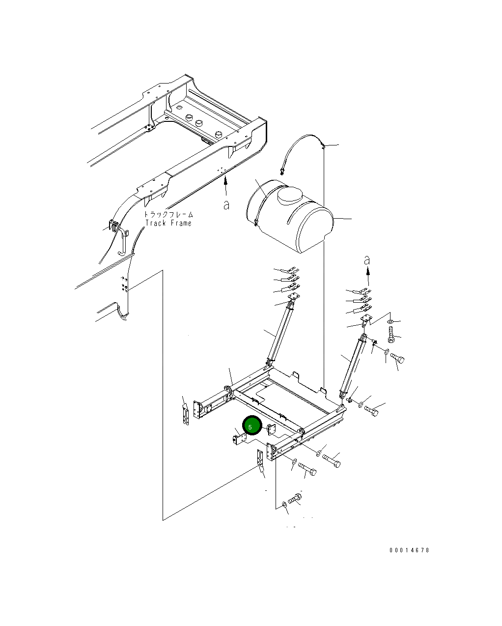 Кронштейн 8240-79-1190 Komatsu
