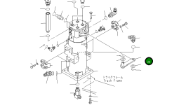Кронштейн 22U-62-23590 Komatsu