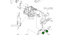 Кронштейн 8234-54-2811 Komatsu