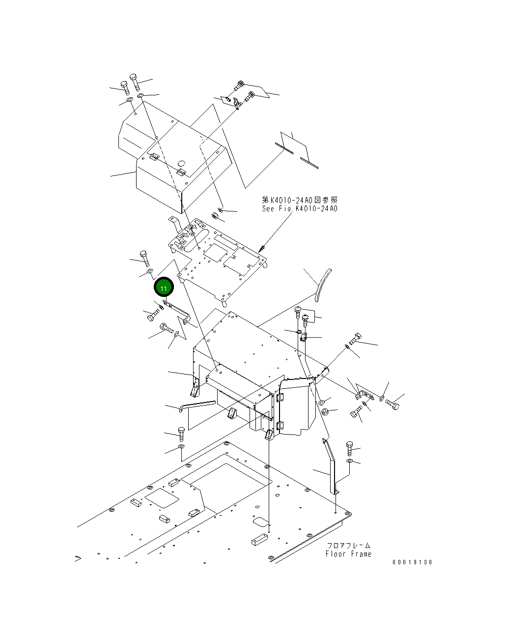 Кронштейн 567-54-74350 Komatsu