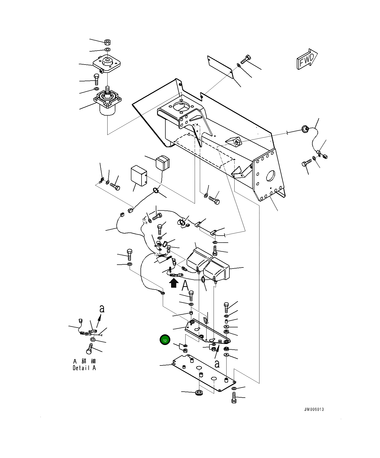 Кронштейн 561-86-86660 Komatsu
