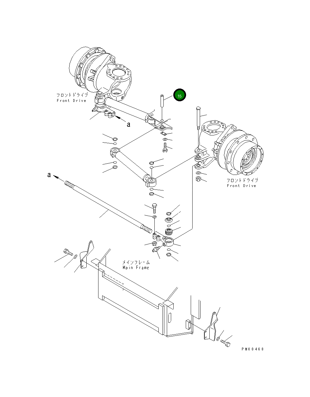 Палец 21J-40-11210 Komatsu