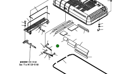 Лист 207-54-Z2740 Komatsu
