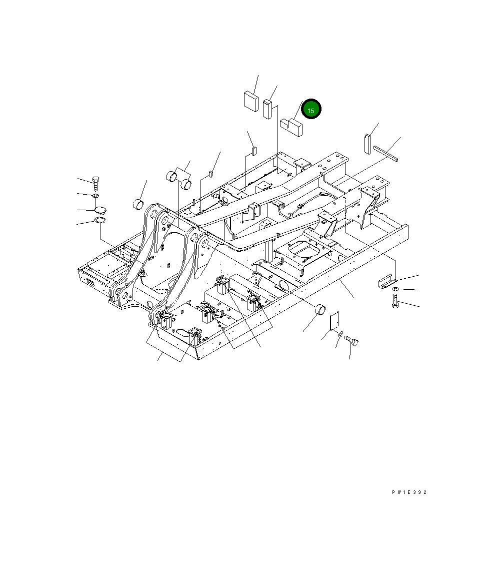 Лист 21N-03-32331 Komatsu
