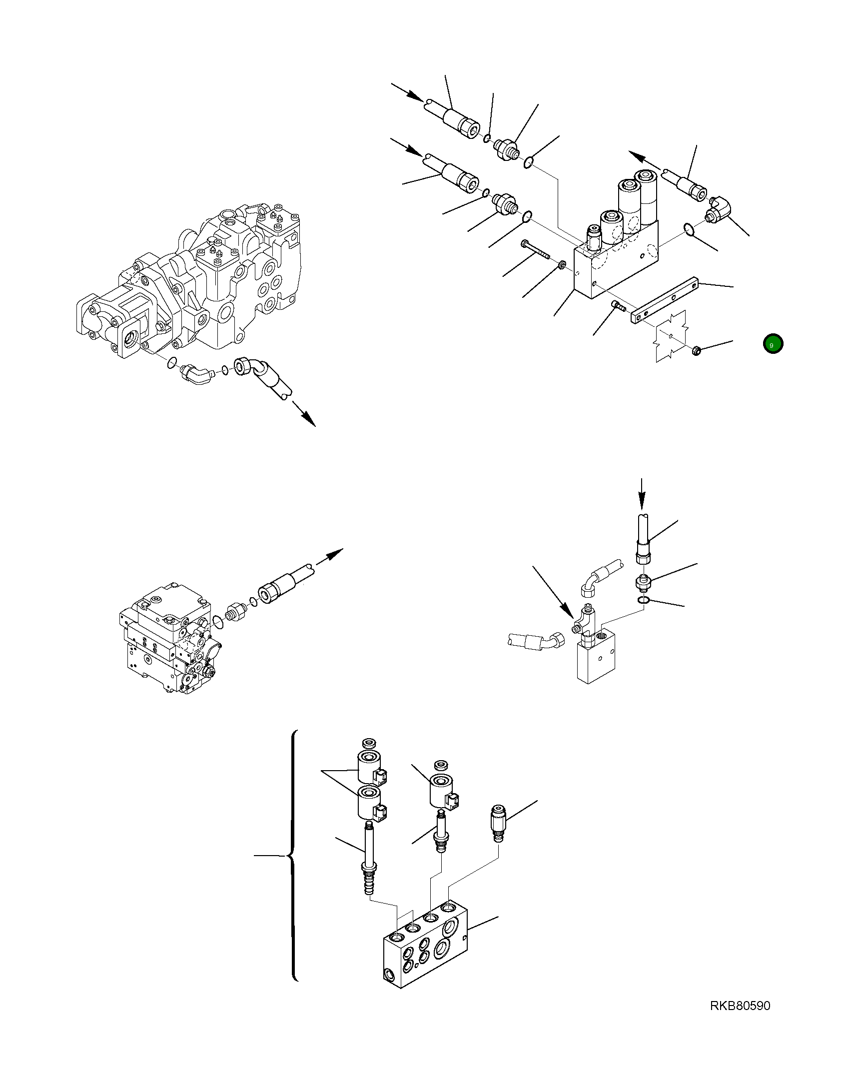 Опора 37A-846-1560 Komatsu