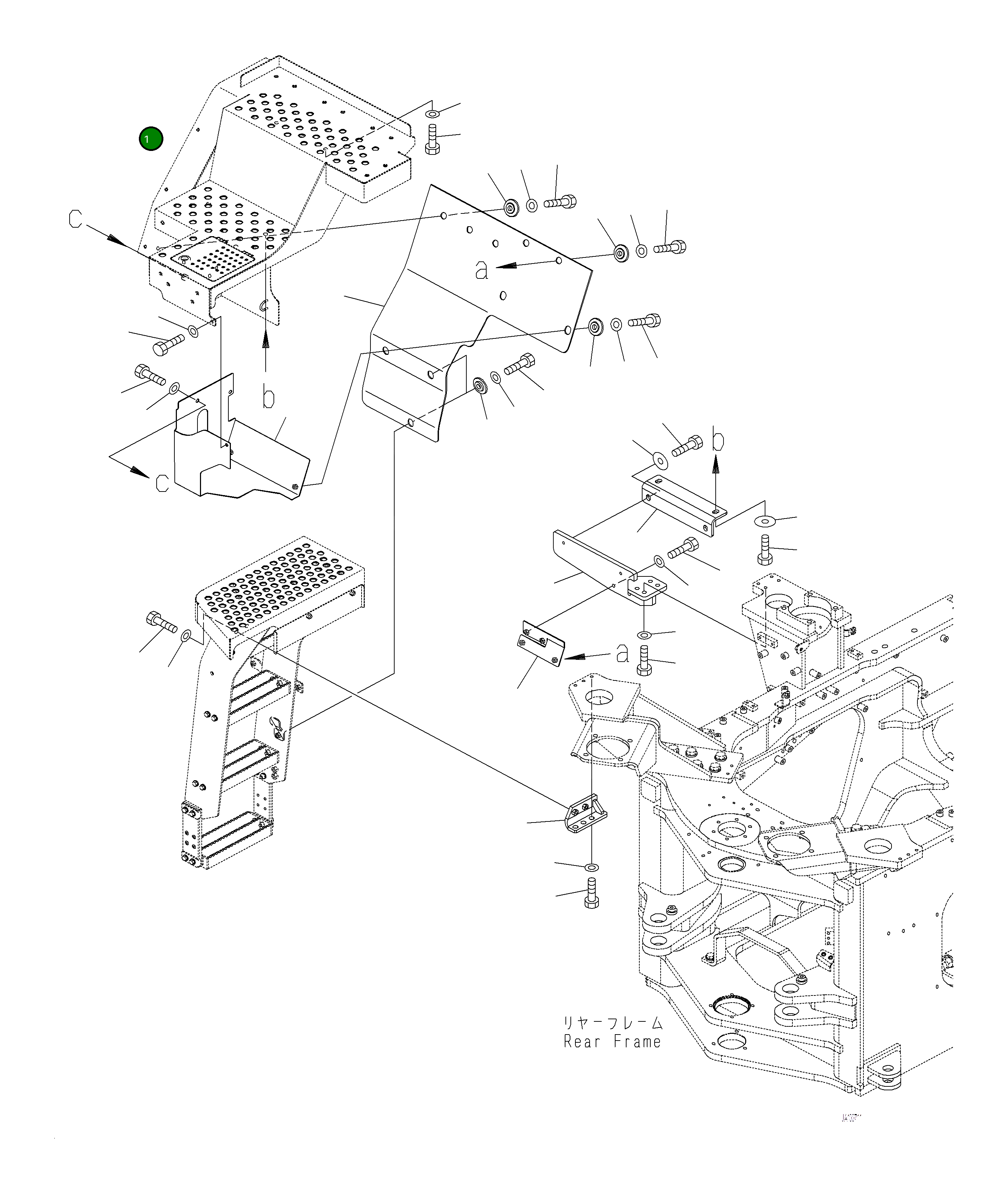 Лист 421-54-68251 Komatsu