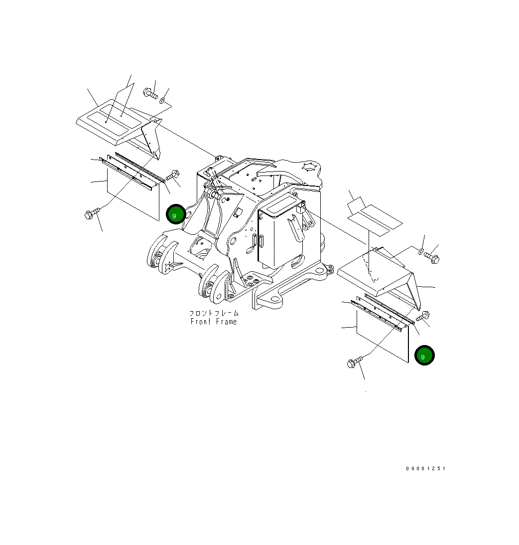 Кронштейн 41D-54-24180 Komatsu