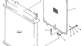 Решётка 17M-03-21220 Komatsu