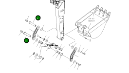 Палец 22L-70-27631 Komatsu