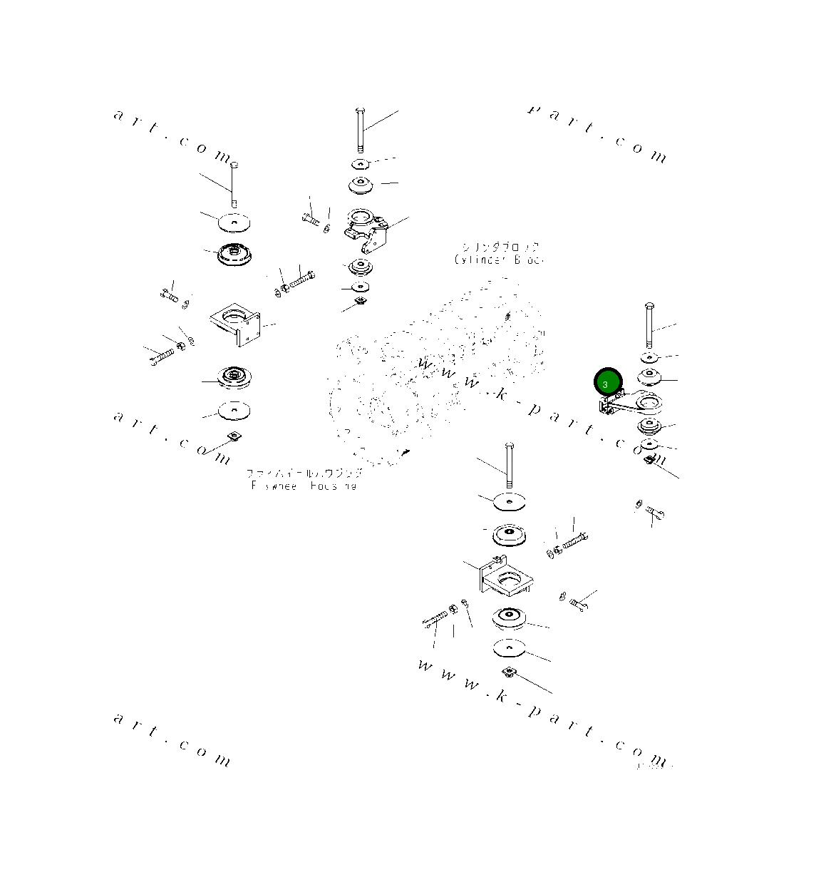 Кронштейн 419-01-61121 Komatsu