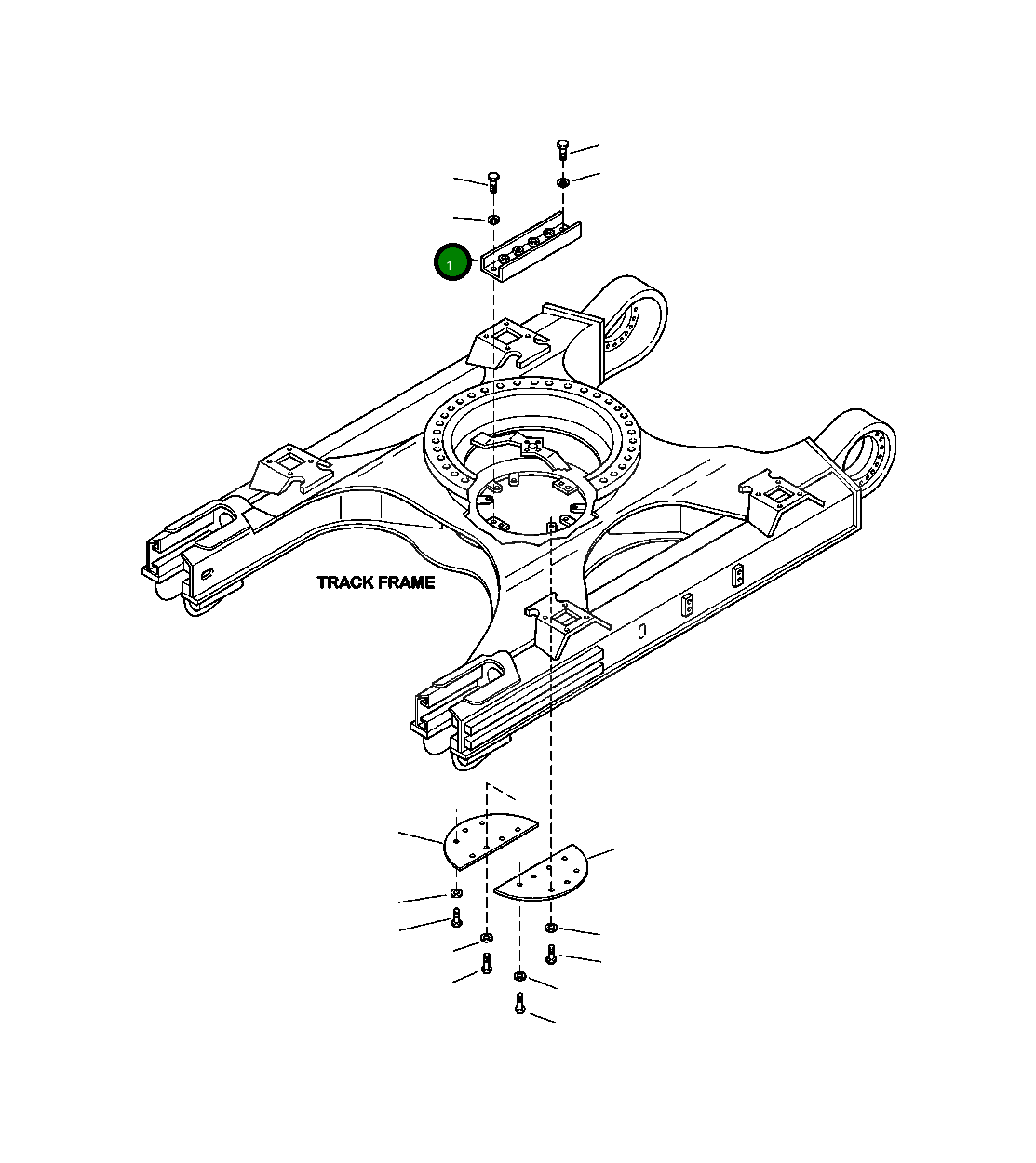 Кронштейн 207-958-8110 Komatsu