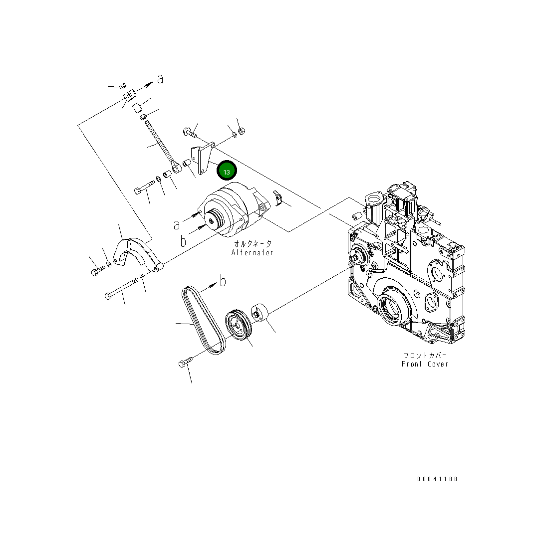 Кронштейн 6210-82-6370 Komatsu