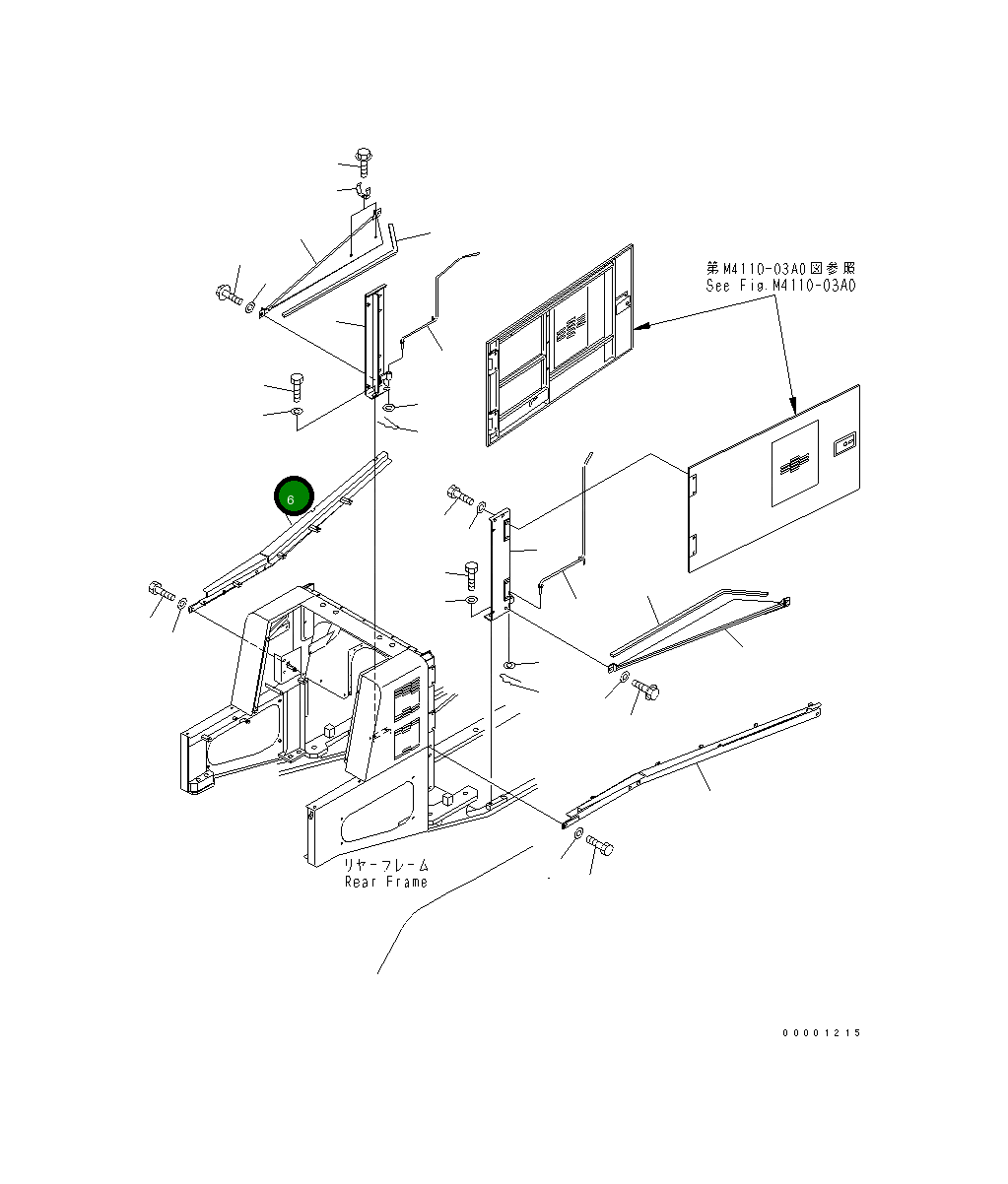 Кронштейн 426-Z84-5891 Komatsu