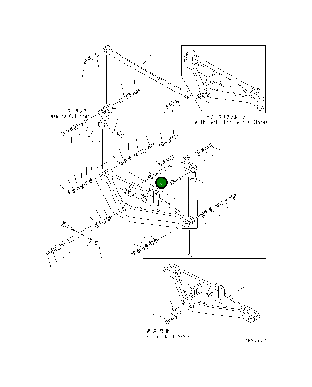 Палец 234-27-31860 Komatsu