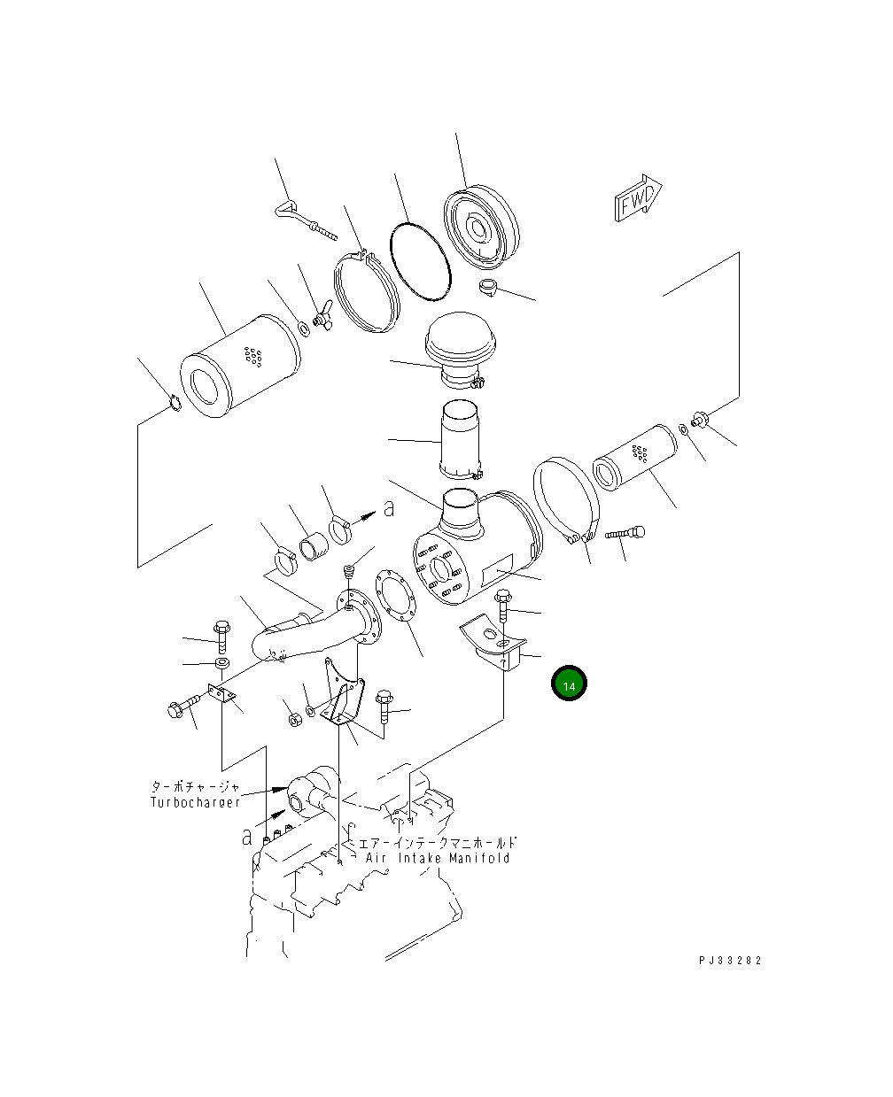 Кронштейн 6221-11-4540 Komatsu