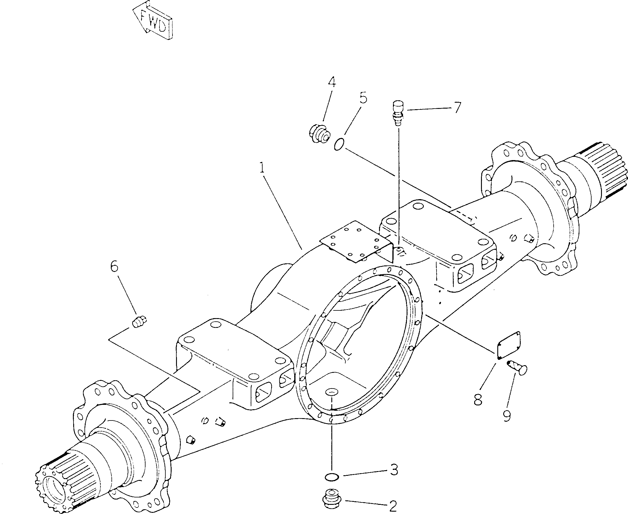 Корпус 421-22-13400 Komatsu